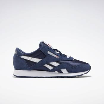 Reebok Classic Nylon Tmavomodre - Damske Tenisky